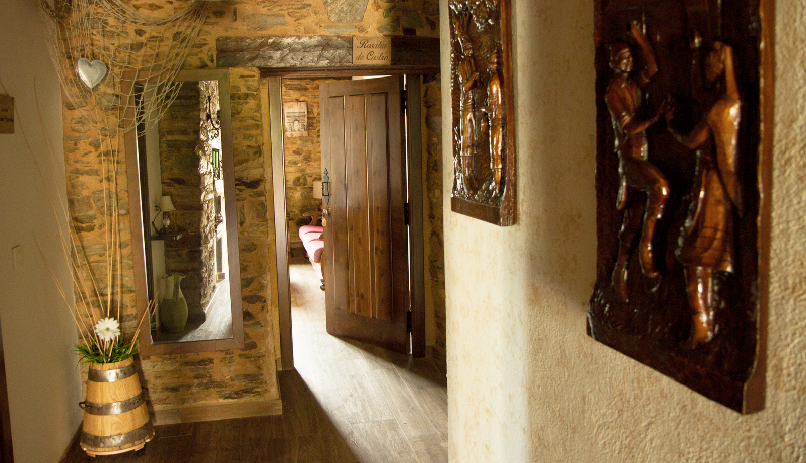 Pasillo interior Casa da Lembranza