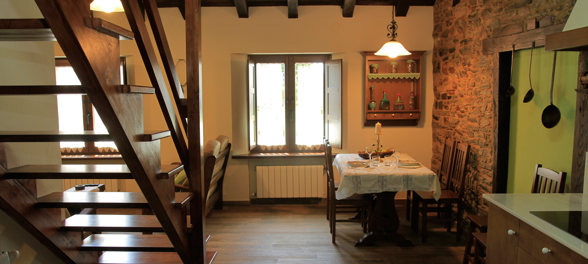 Salón cocina del apartamento Castalao